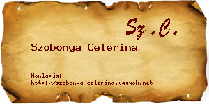 Szobonya Celerina névjegykártya
